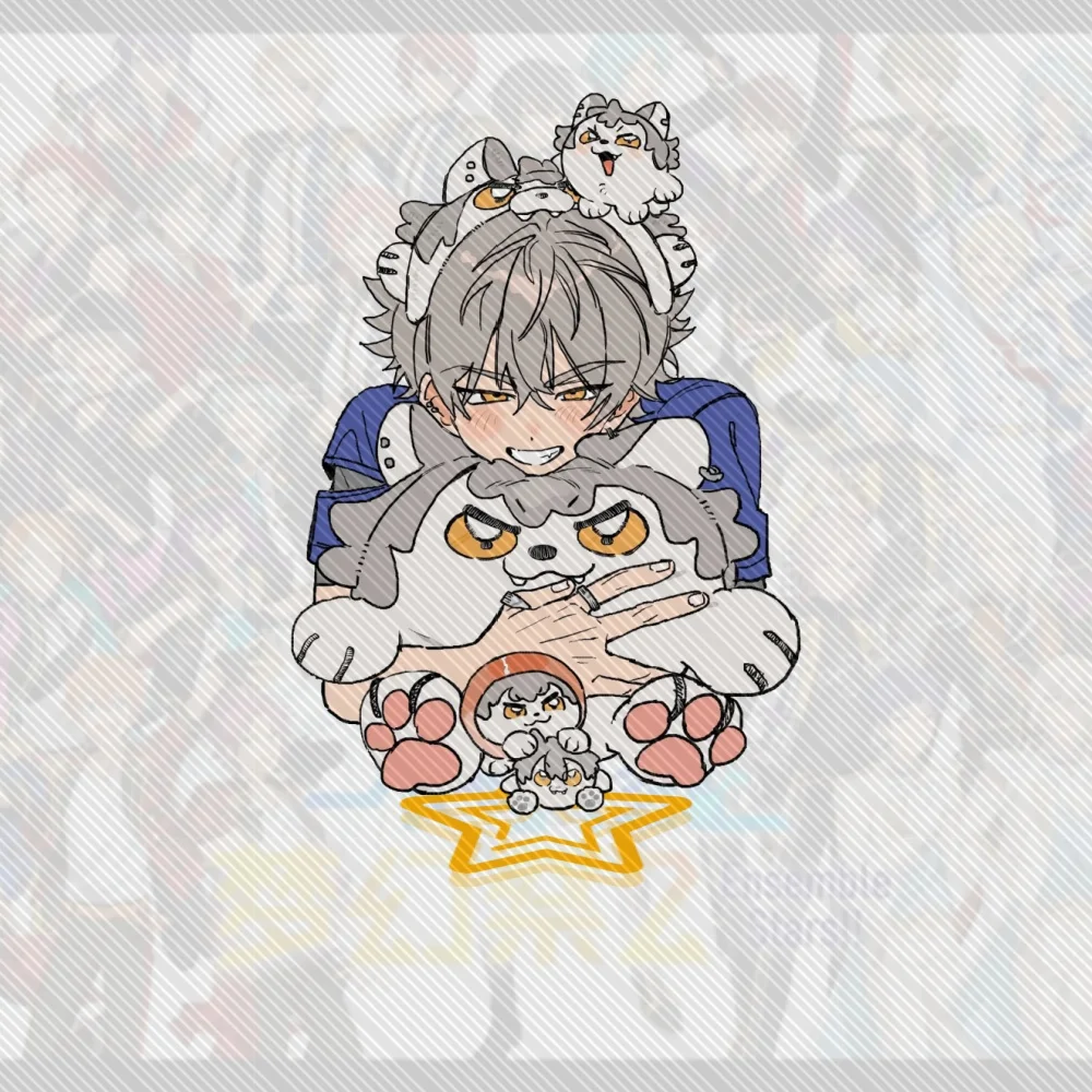 15CM Game Ensemble Stars!! UNDEAD Acrylic Stand Model Cosplay Characters Ornament Accessories Goods Christmas Gifts