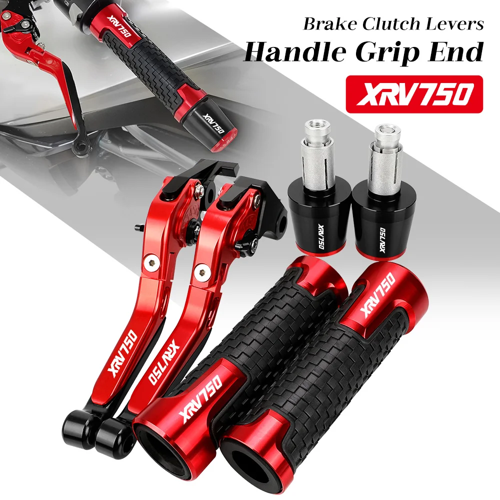 

XRV750 AFRICA TWIN Motorcycle Brake Clutch Lever Handlebar Grip Ends Handlebrake Levers For Honda XRV750L-Y XRV 750 1990-2003