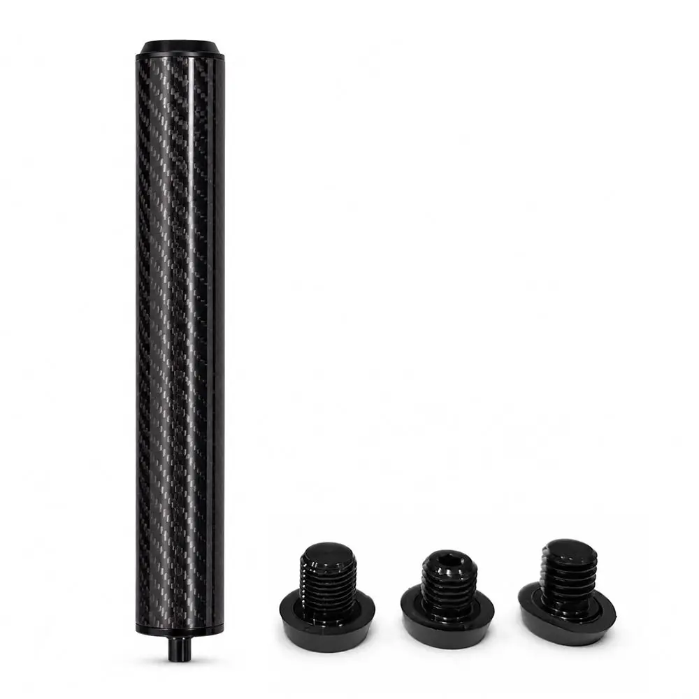 4pcs 8 Inch Length Pool Cue Extension Carbon Fiber Material Quick Connect Design Billiard Extension Rod Pool Club Extender