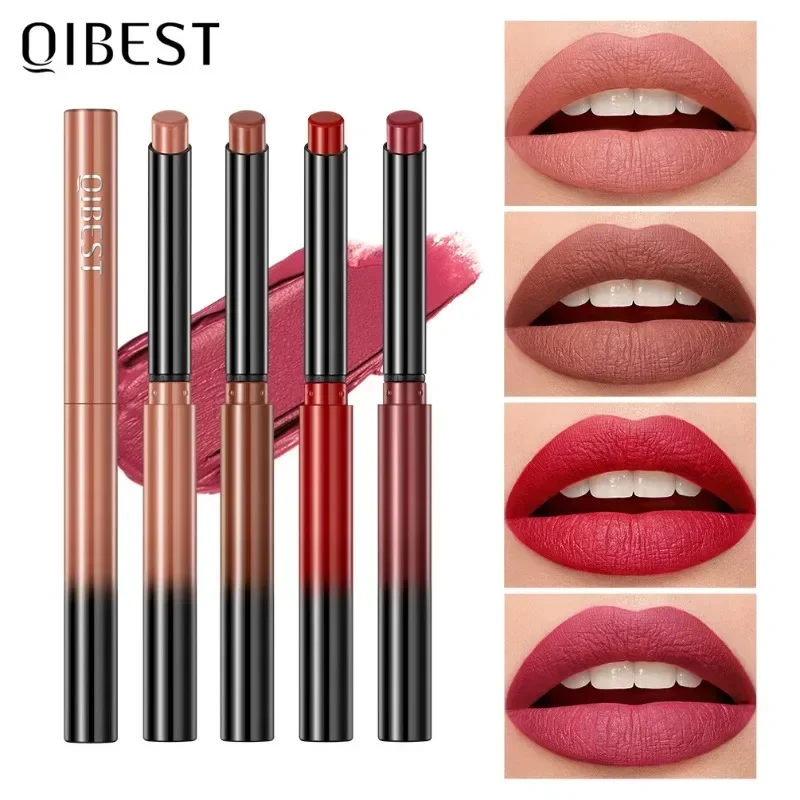 Matita per rossetto opaco Heallor Waterproof Sexy Red Nude Purple Tint Lip Lasting Lip Gloss Liner Pen cosmetici per il trucco a lunga durata