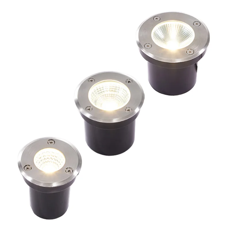 

Inground Lighting 220V DC12V IP67 Waterproof Led Light Garden Underground 3W 5W 10W 15W Outdoor Buried Garden Path Spot Recesse