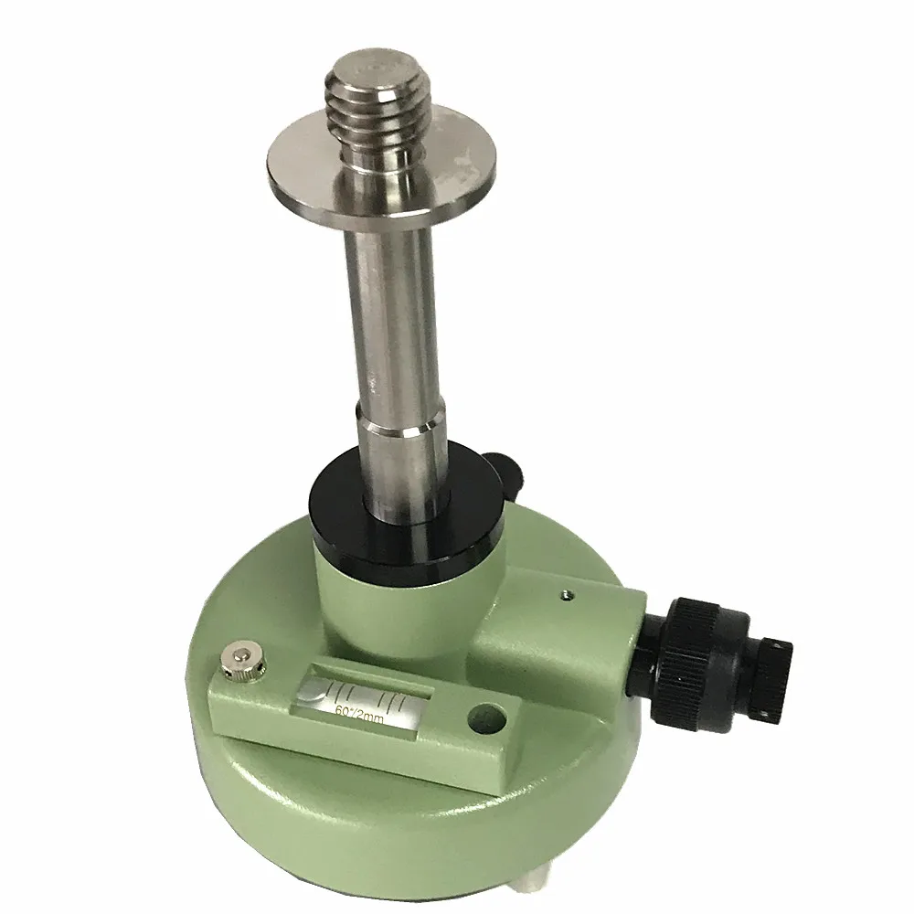 New Green Tribrach Adapter With Mirrored Optical Plummet Compatible 5/8 Thread GPS Surveying