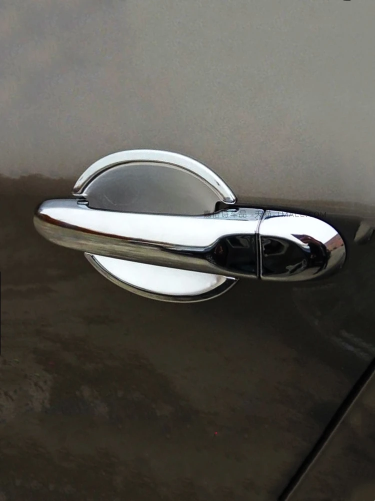 

Для Nissan Note E12 Nissan Versa/Tiida 2012-2018 Nissan March Micra 2010-2015 хромированная ручка двери автомобиля + накладка на чашу чаши