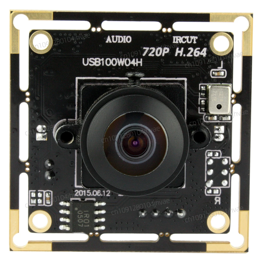 

ELP 720P HD CMOS OV9712 H.264 UVC USB 2.0 Webcam Wide Angle Module Camera with Audio ELP-USB100W04H-L170