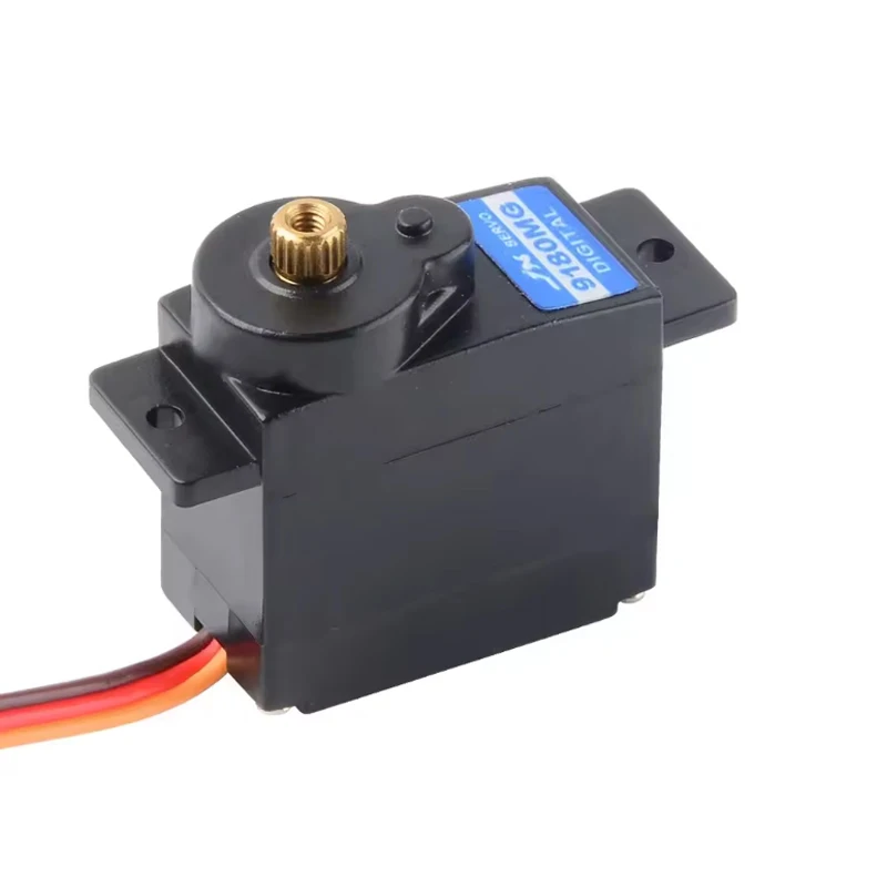 JX Servo PDI-9180MG 180 degrés Mini Servo 2.5kg 0.12sec 12g engrenage métallique Servo numérique pour avion à voilure fixe