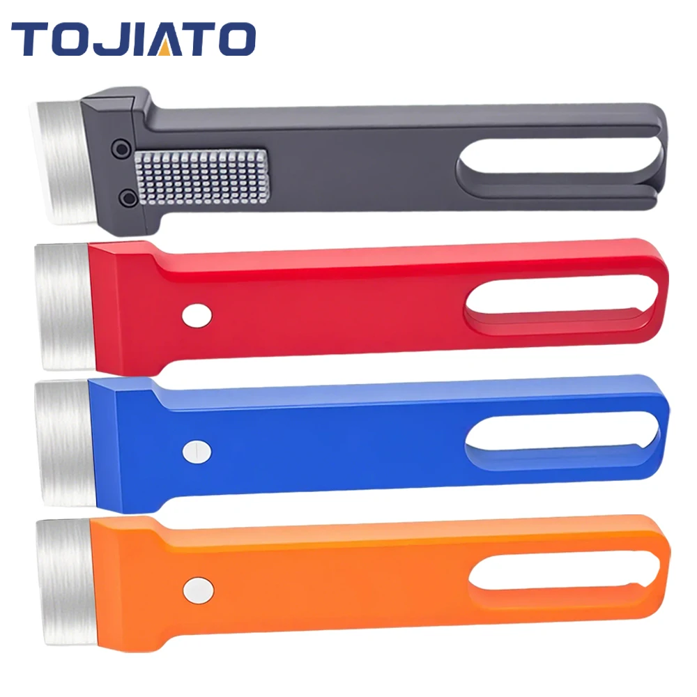 TOJIATO 3D-Drucker-Reiniger-Schaber mit Düsenbürste, 2-in-1-Werkzeug, SK5-Stahl-HotBed-Schaufel, für Bambu Lab Creality PEI-Bauplatte – Detail 4