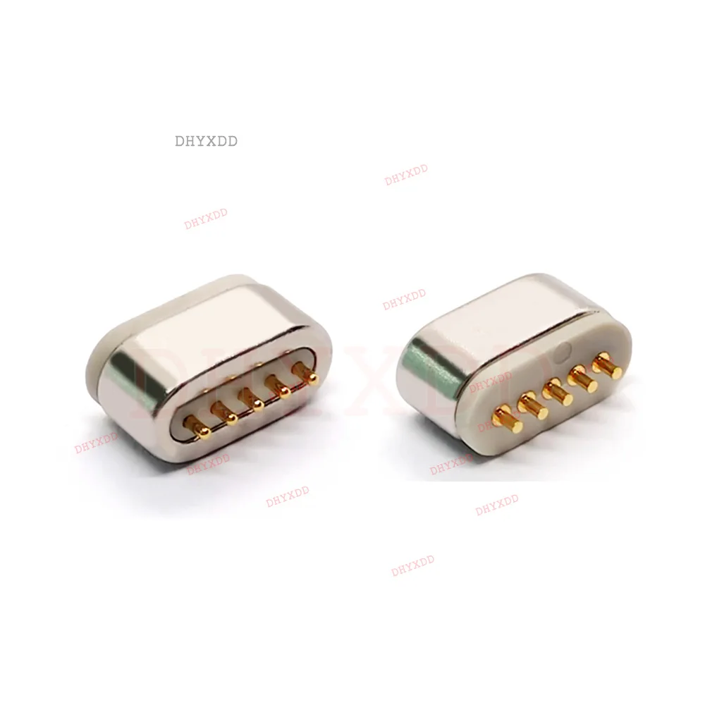 5Pin Micro USB Jack Charging Magnet Connector For Laptop tablet Phone Plug USB Cable Adapter Type C Magnetic Suction Female Base