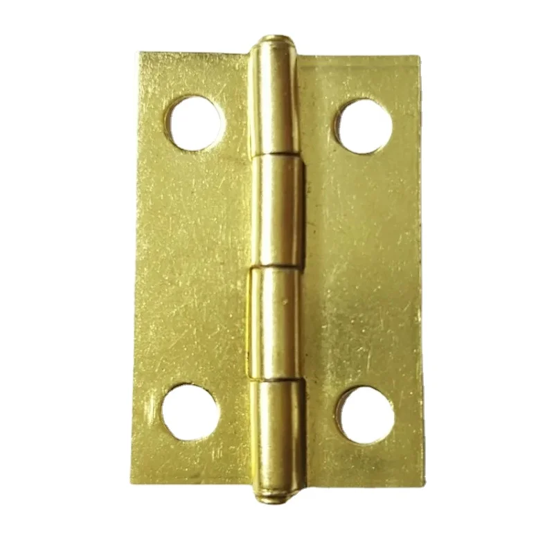 

200pcs 17*24mm 1 Inches Brass / Bronze Hinge 180 degree Iron Flat Wooden Box Case Cabinet Door Furniture Drawer Fix