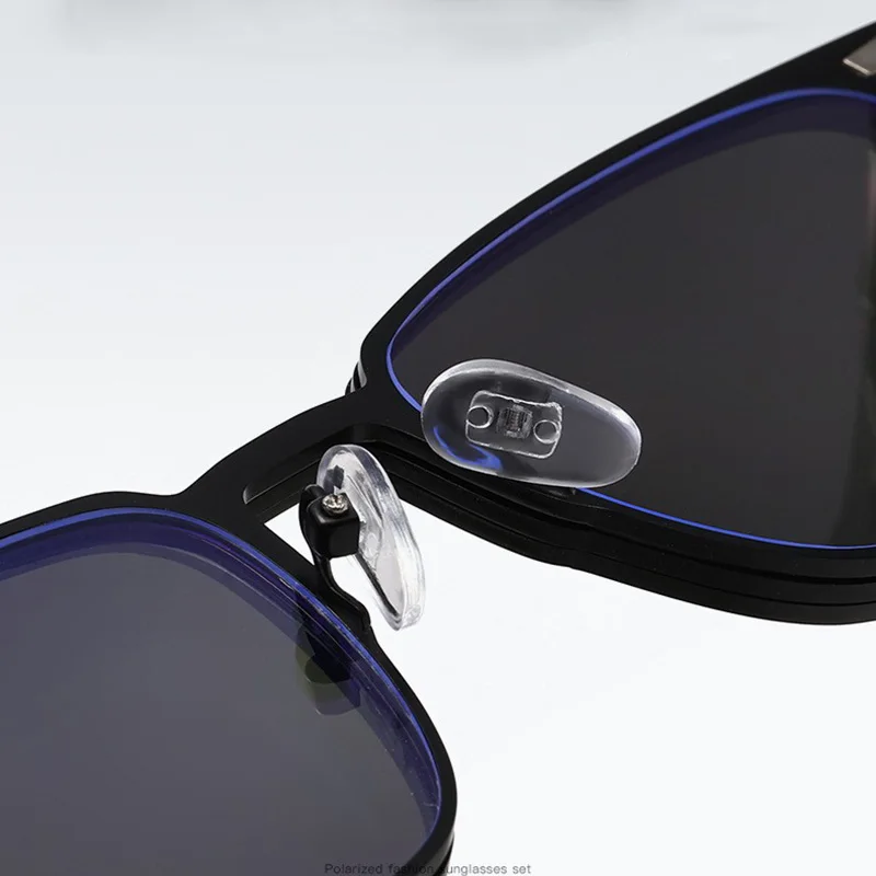 Metal 3 en 1 nuevo estilo imán Clip en gafas marco tendencia gafas de sol polarizadas para hombres 2022 gafas ópticas de ordenador UV400
