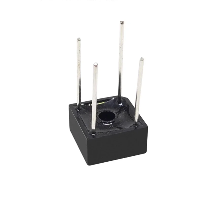 10pcs Brand new genuine rectifier bridge KBPC610 6A/1000V rectifier bridge copper pile feet square plastic-sealed pins