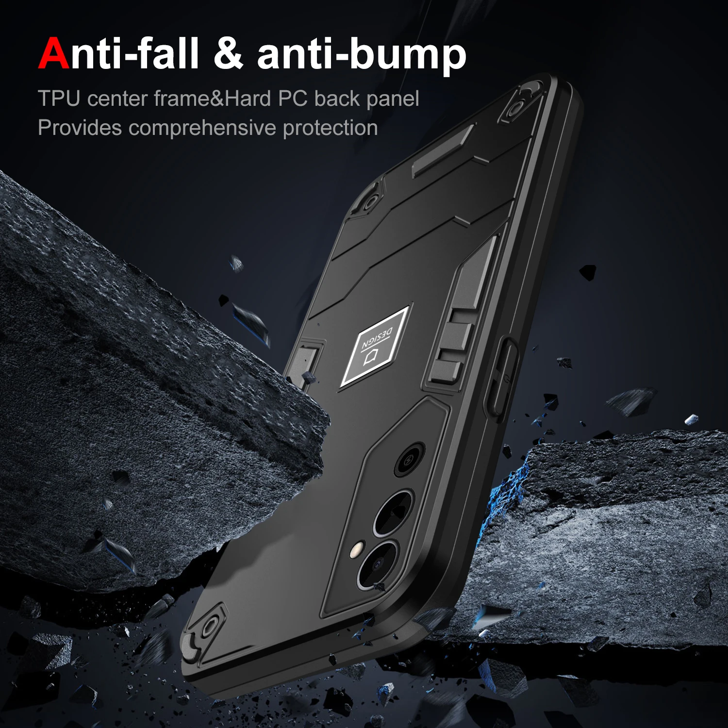 Armor Shockproof Case for Tecno Pova Neo 2 Luxury Silicone Protection Full Camera Hard Phone Cover TecnoPovaNeo2 LG6n Coque