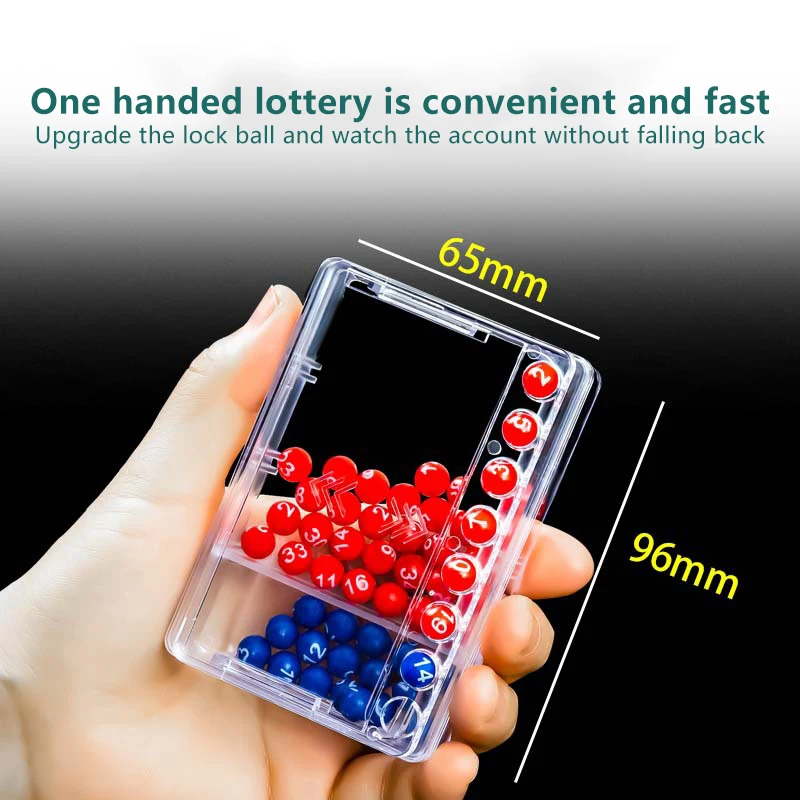 

Lucky Lottery Toy Number Picking Machine Mini Lottery Bingo Games Shake Lucky Ball Entertainment Board Game Party Games
