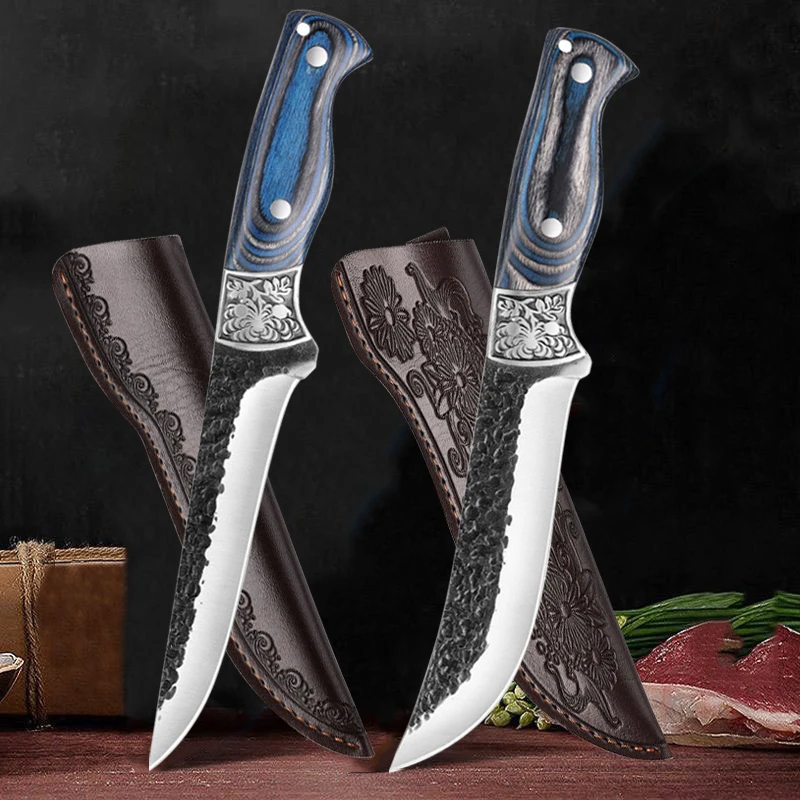 

Kitchen Meat Cleaver Butcher Boning Knife Stainless Steel Household Fruit Slicing Vegetable Cutter Fish Cutting Knife