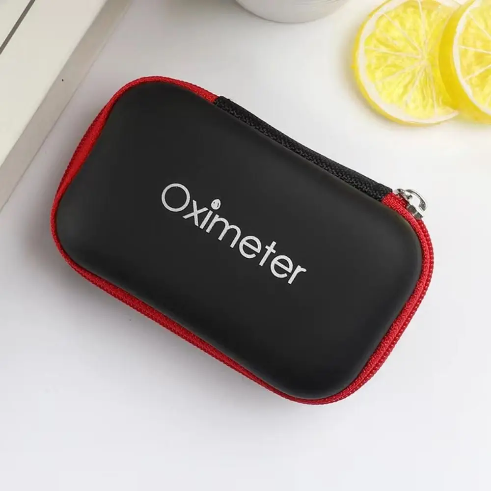 

Hard EVA Pulse Oximeter Storage Bag Carrying Case Zipper Fingertip Pulse Oximeter Bag Protective Box Strong Space
