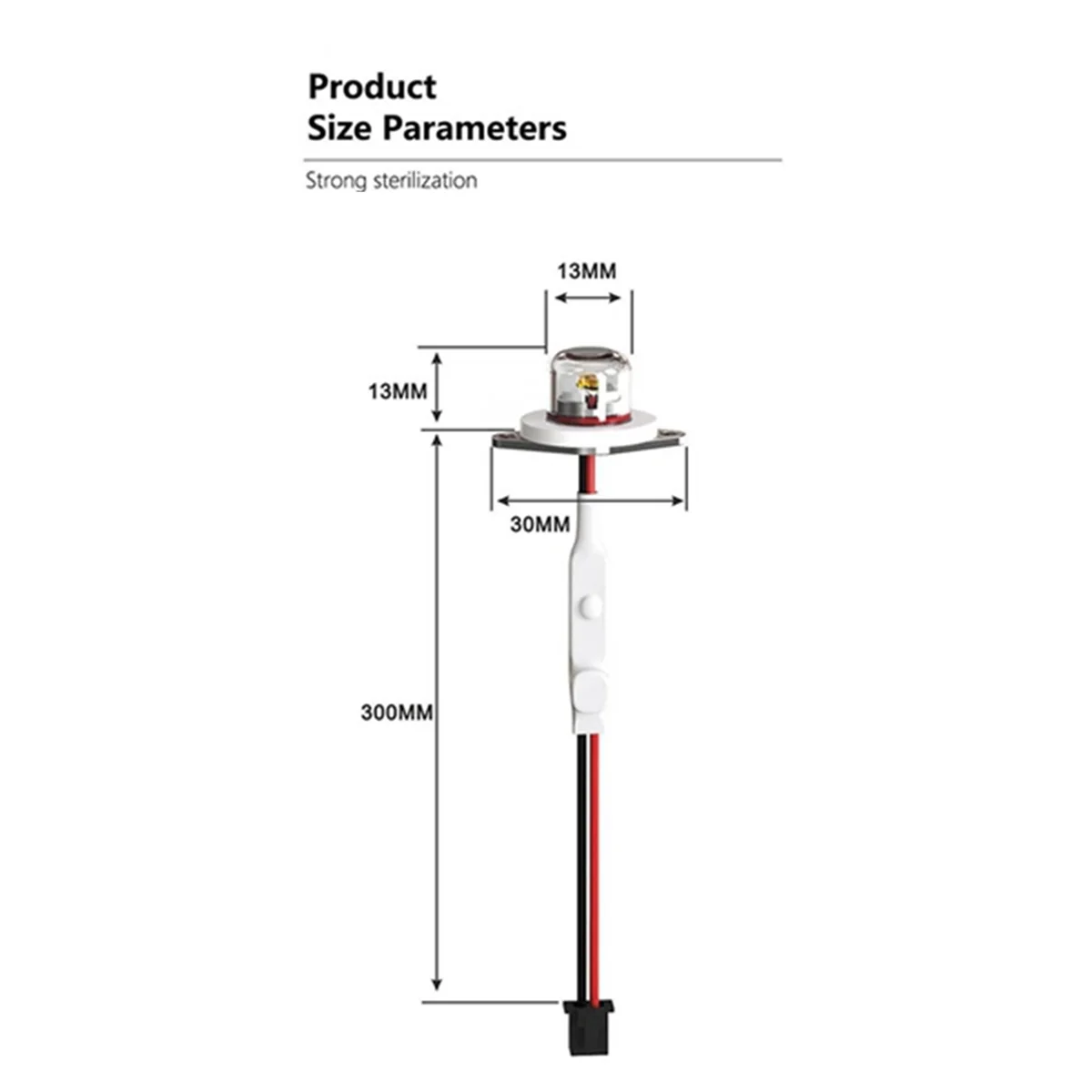 2ชิ้น DC12-24V UVC 270-280NM อัลตร้าไวโอเล็ตเครื่องฆ่าเชื้อโรคในน้ำเครื่องจ่ายน้ำ PET โมดูลฆ่าเชื้อโรค LED