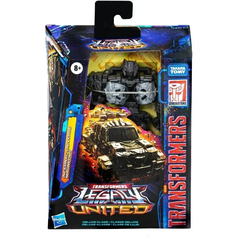 Takara Tomy-Série G Transformers, Lendária Aliança Classe D, Magneous Figure Model, Anime Ação Deformação Robô Carro, Presente Infantil