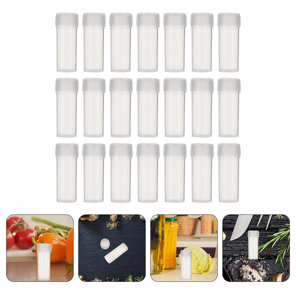 

120 Pcs Bottled Plastic Sample Bottles Refillable Clear Containers Small Vials Storage