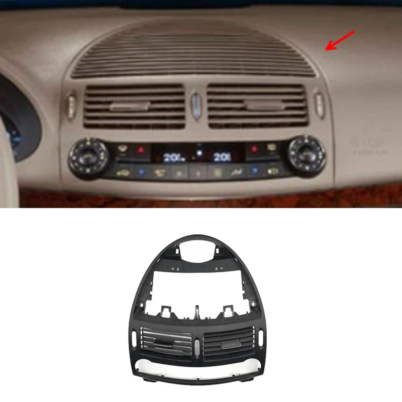 Car Dashboard Middle Air Conditioner Vent Cover A/C Outlet Panel Grille Cover For Mercedes-Benz E-Class W211 2003-2008