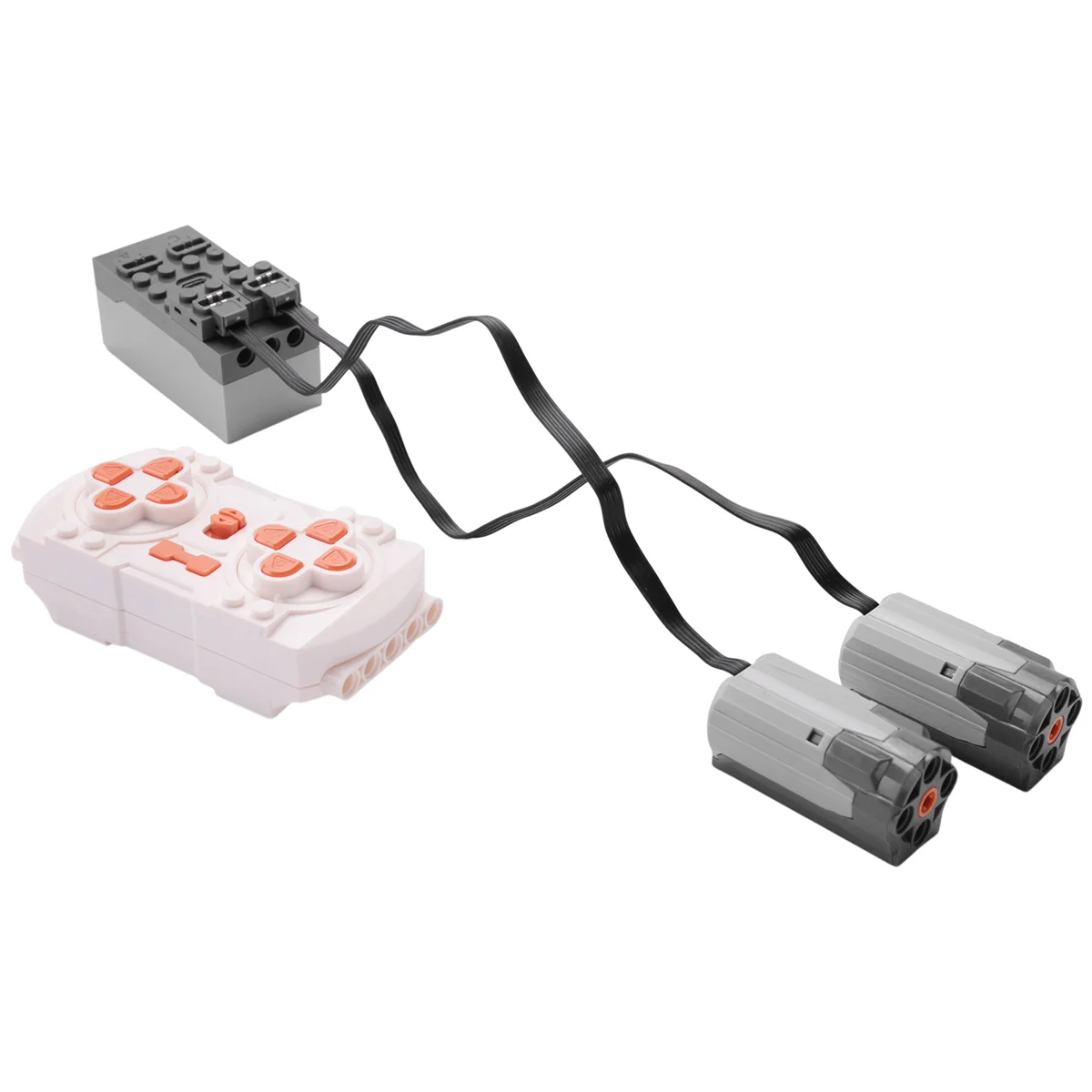 1Set Power Functie Motor App Afstandsbediening Programmeren 2 Meduim Moter Set Diy Bouwsteen Voor Kinderen