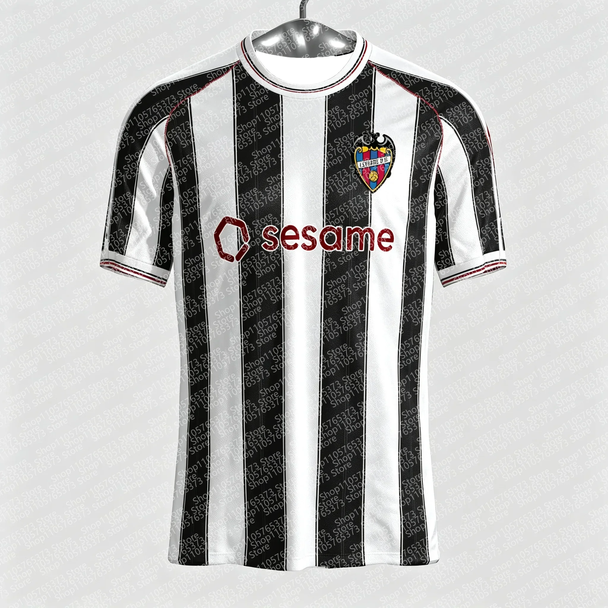 26-27 Unisex Levante Heimtrikot 3D-Gedrucktes Kurzarm-Sporttrikot Komfortables T-Shirt für Erwachsene, Familie und Kinder – Detail 4