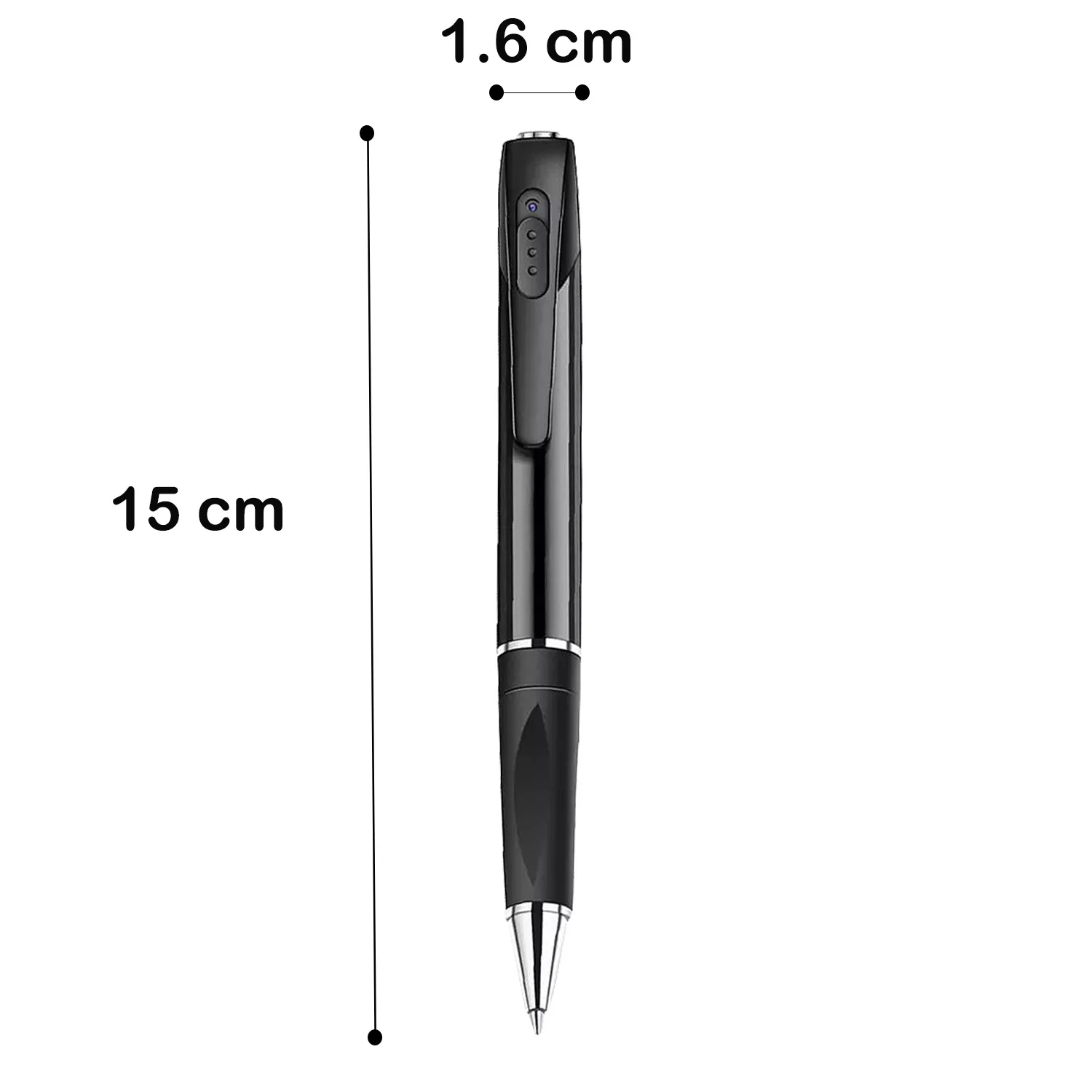 HD 1080P Camera Pen Nanny Wireless with 16GB SD Card Storage Cam Features with Body Pet Pocket Camera Pen Business Meeting Outdo