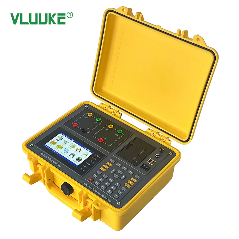 VLUUKE VKBB-200 High Accuracy 0.2 IP67 Protection Aluminum Alloy Three Phase Transformer Turns Ratio Meter Tester