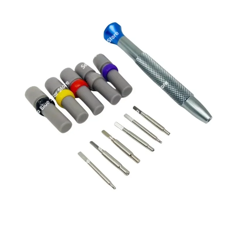 Triangle spring, shock absorber spring, screwdriver set, one handle, 6 batches, maintenance tools