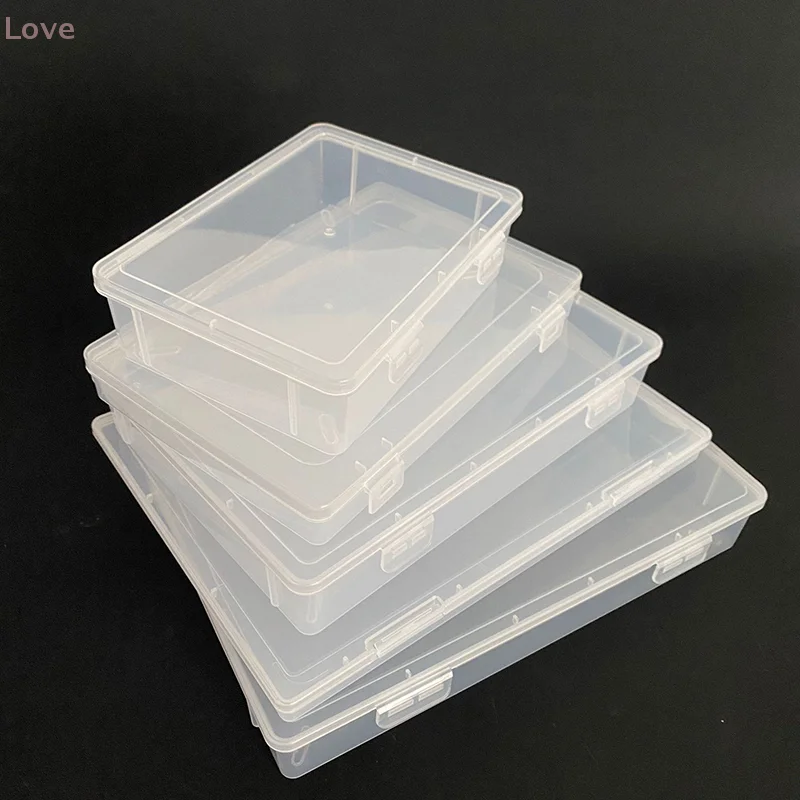 1Pc Nail Art Storage Box Case Rhinestones Gems Jewelry Beads Plastic Container Nails Accessories Empty Container DIY Manicure