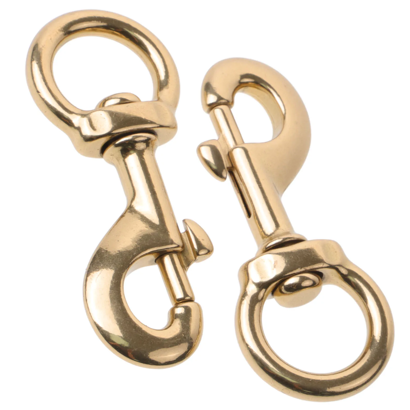 

2pcs Flagpole Clips Hook Golden Brass 22x83mm Anti Rust High Hardness Temperature Outdoor Buckle Accessories Pole Attachment