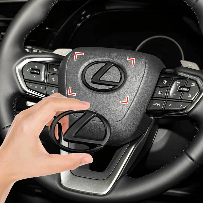 ABS عجلة توجيه سيارة مركز شعار ملصق اكسسوارات لكزس NX IS 250 RX GS UX RX300 RX350 CT200H GX460 ES LX Fsport GX