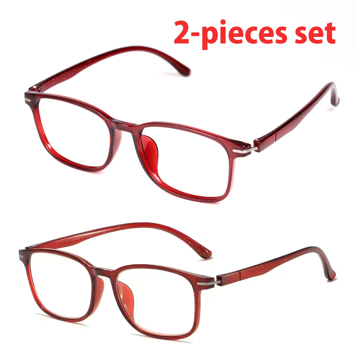 2Pack Auto-Focus Presbyopia Glasses Blue Light Blocking Minimalist Fashion Unisex Reading Glasses Ideal Gift Choice L10
