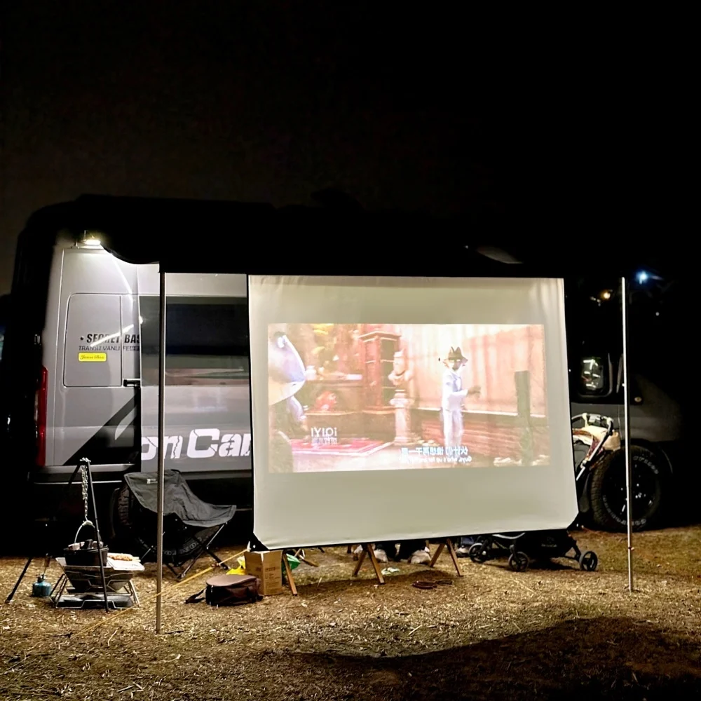 

Тентовый экран проектора с каналом C 2x1,5 м, тент с бусинами, бусина, караван, дом на колесах, аксессуары для кемпинга для Fiamma Dometic