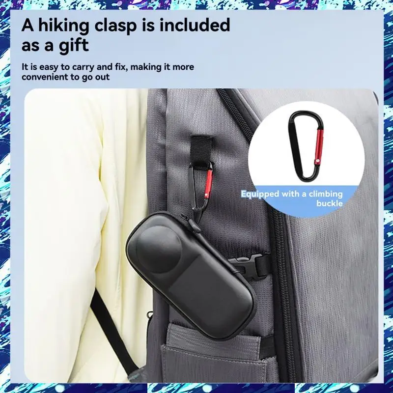 CEA For Insta360 X5 Photography Accessorise Panoramic Camera Mini Bag Lens Cap Camera Accessories Kit