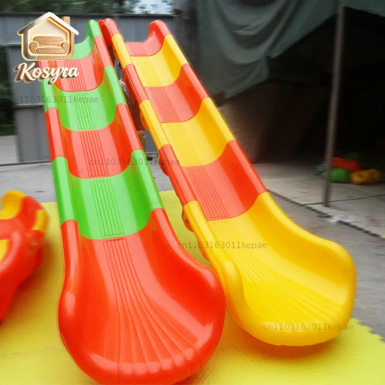 Outdoor Children's Slide Splicing Playground Water Double Slide Large Single Slide Accessories Fire Channel
