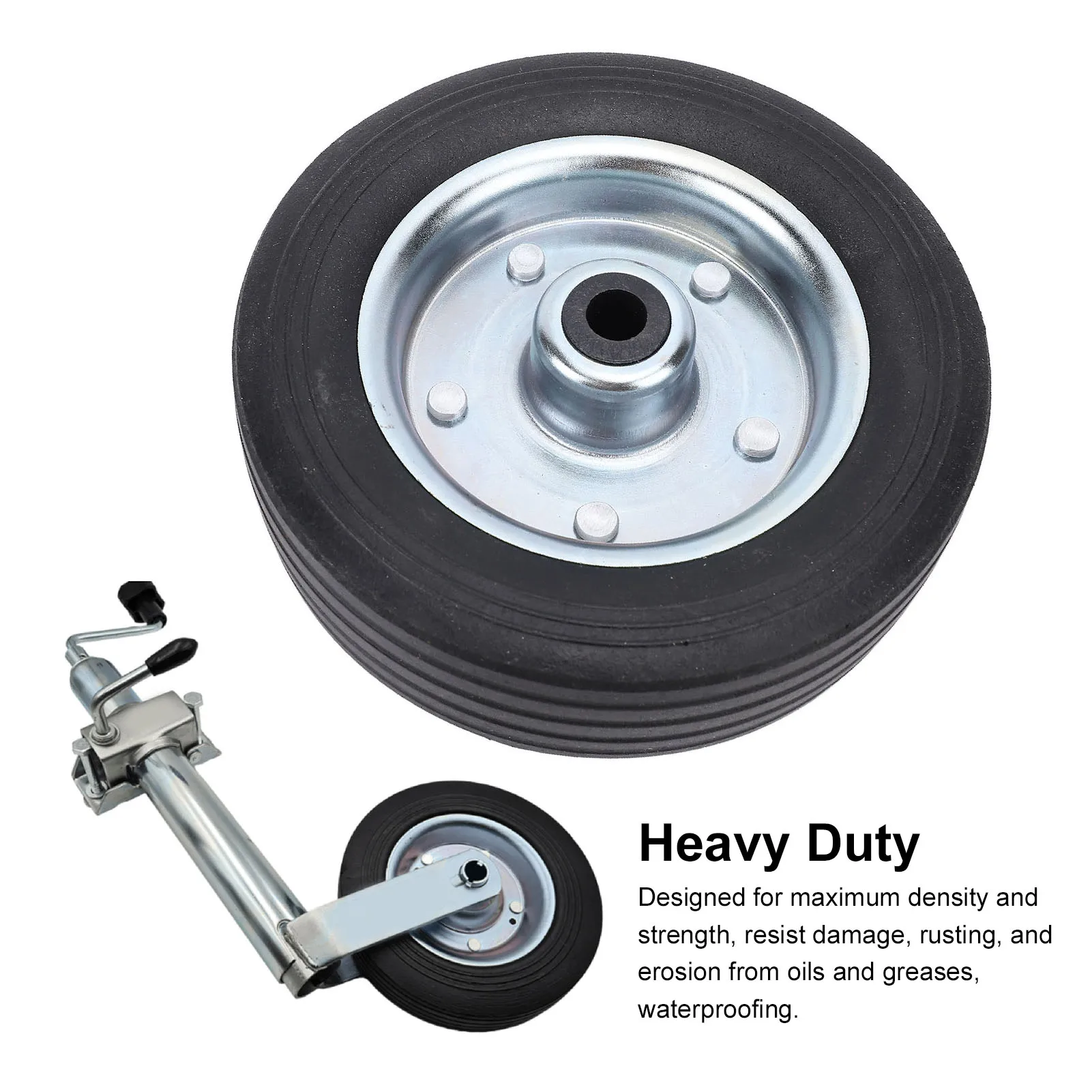 مقطورة جاك عجلة مقطورة جاك عجلة 6 بوصة 43 مللي متر حافة 1100 رطل الحمولة تسرب المياه مقطورة جاك عجلة استبدال