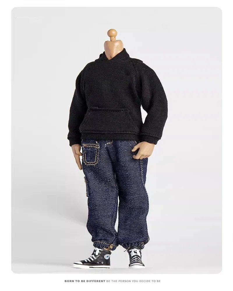 

Snail In Stock 1/12 Soldier Fashion Trendy Hooded Sweaters Loose Fitting Casual Pants Model Fit 6'' Action Figure Body Doll