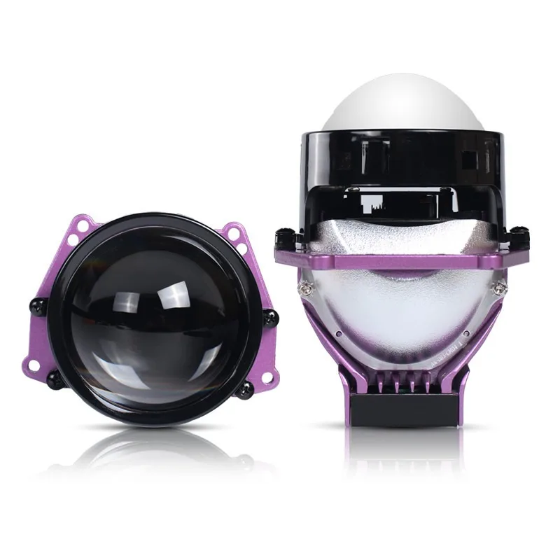 

3 Inch Bi LED Projector Lens Car Headlight Retrofit 12V 65W 6000K H4 H7 Hi Lo Beam