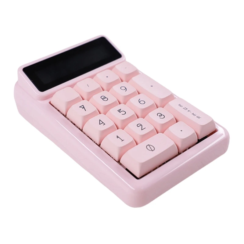 

USB Numeric Keypad Mechanical Keyboard 500mAh Energy Saving for Laptops and Desktops, Hot Swappable and Quiet Keypad