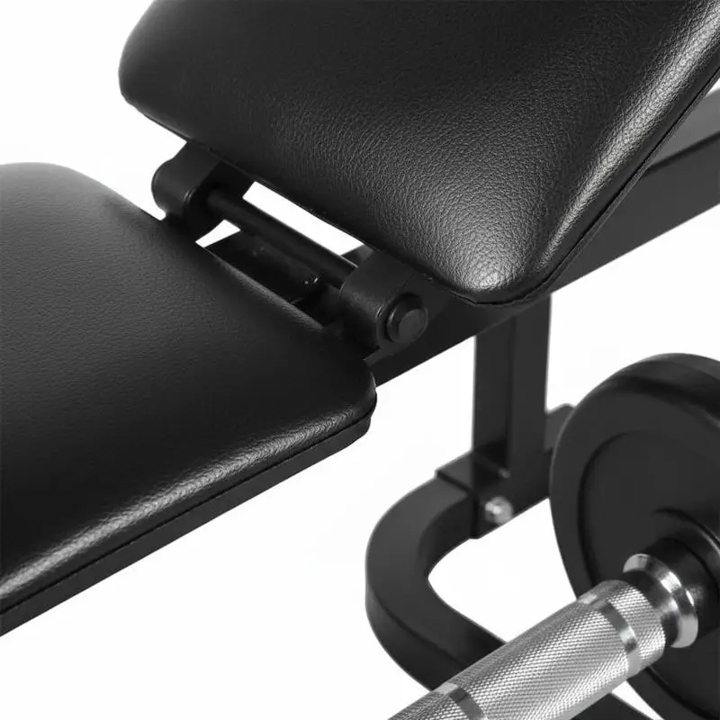 Picture 3: 30.5 kg Weight Bench with Storage, Barbell and Dumbbell Set