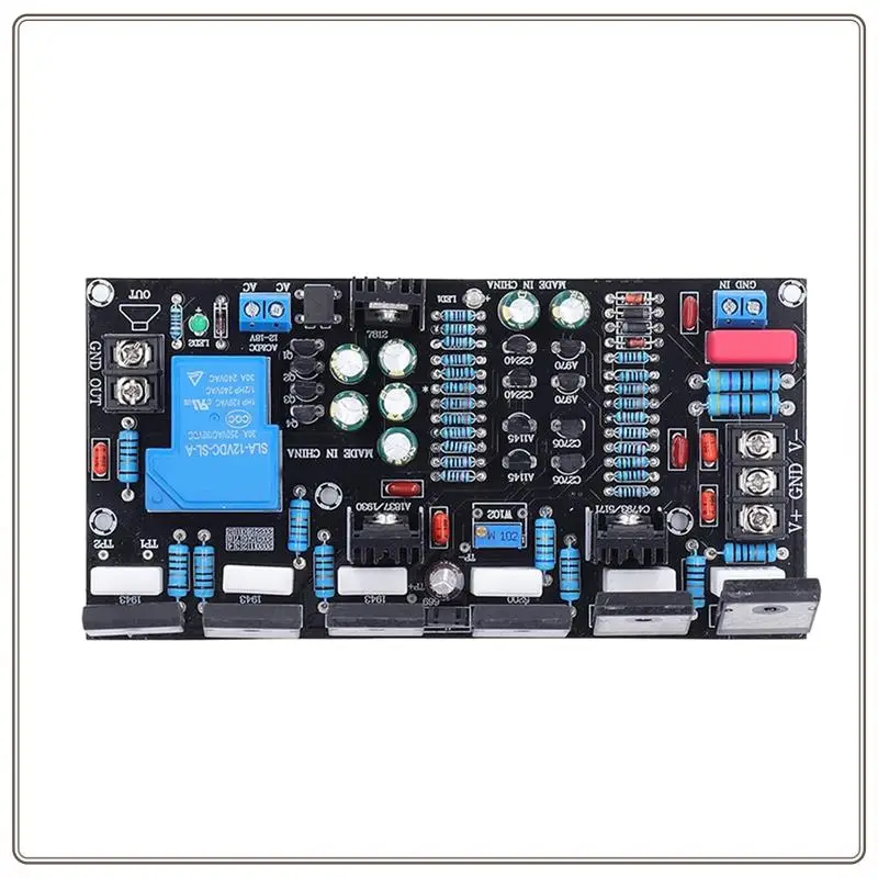 

Reliable-300W Mono Power Amplifier 1943 + 5200 Mono HIFI Audio Amplifier High Power Tube Finished Amplifier Board AMP Module, Du