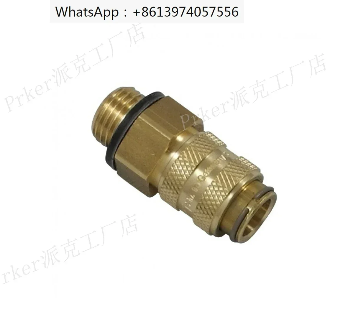 Hospital medical nitrogen cylinder pressure reducing valve pneumatic quick change connector female Parker Rectus Type 21