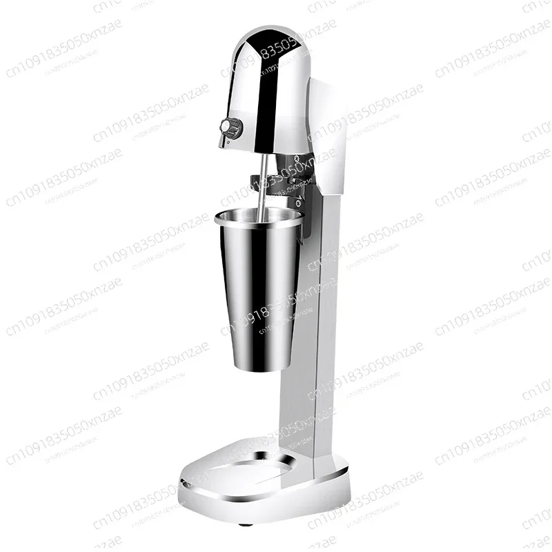 Commercial Stainless Steel Milkshake Machine, Multi-purpose Mixer for Making Milkshakes & Milk Foam in Bubble Tea Stores