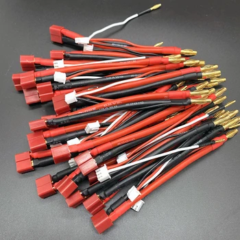 DXF Amass 바나나-암 T XT60 XT90 EC5 TRX 플러그 어댑터, LiPo 배터리용, JST-XH 밸런스 와이어 커넥터, RC 부품, 4mm, 5mm  Best5