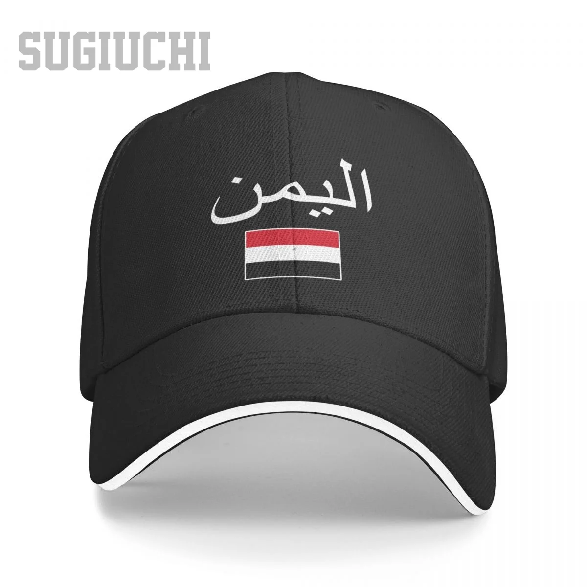 Unisex Sandwich Yemen Flag And Font Baseball Cap Men Women Hip Hop Caps Snapback Golf Hat Fishing