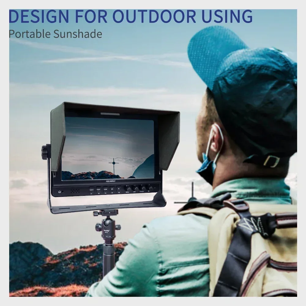 

FEELWORLD FW1018SPV1 10.1" 1920x1200 Monitor IPS Full HD HDMI Input Focus Assist Histogram Waveform for Professional Shooting