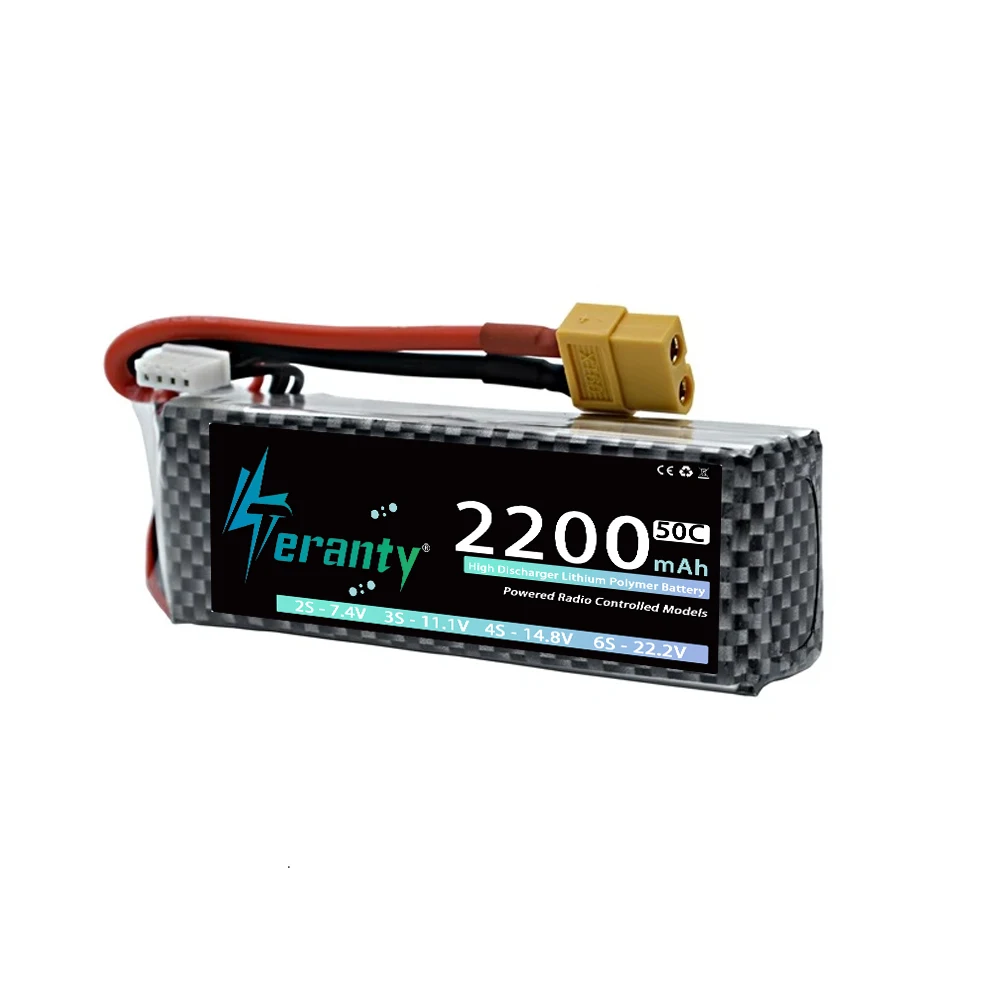 3S Lipo 11.1V 1500mAh 2200mAh 3300mAh 4200mAh 5200mAh 10800mAh Battery For RC Car Airplane Helicopter 11.1V Rechargeable Battery