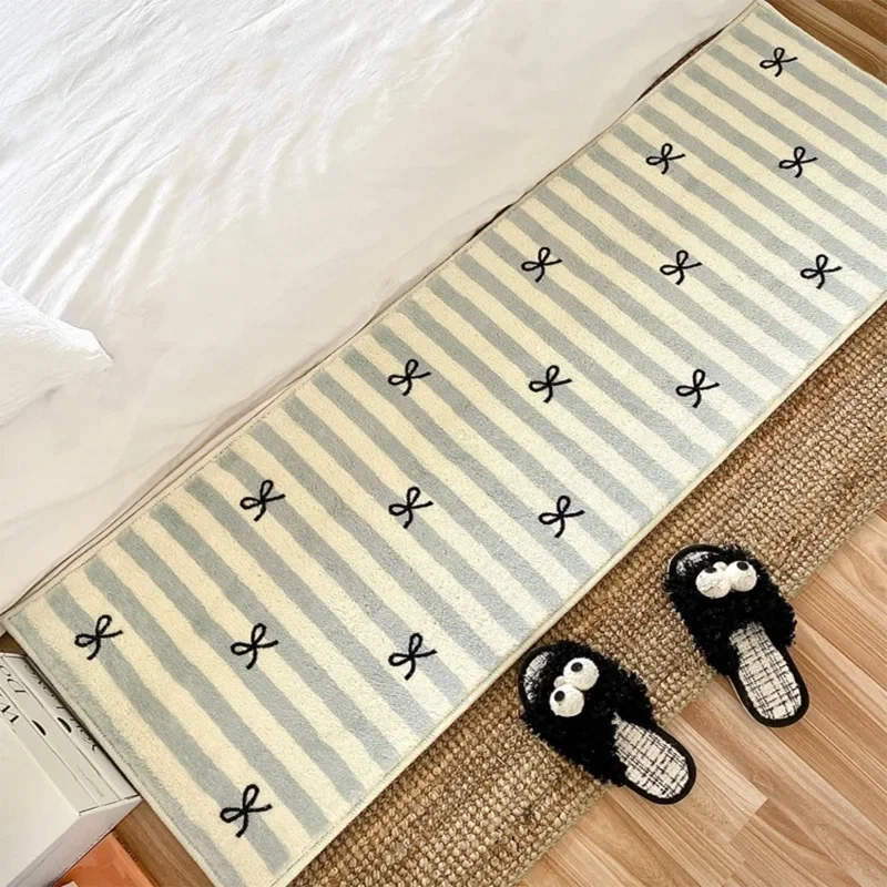

Bedroom Home Carpet Bedside Rug Home Decoration Cute Long Floor Mat Kids Girls Room Soft Thickened Fluffy Plush Area Rugs Shaggy