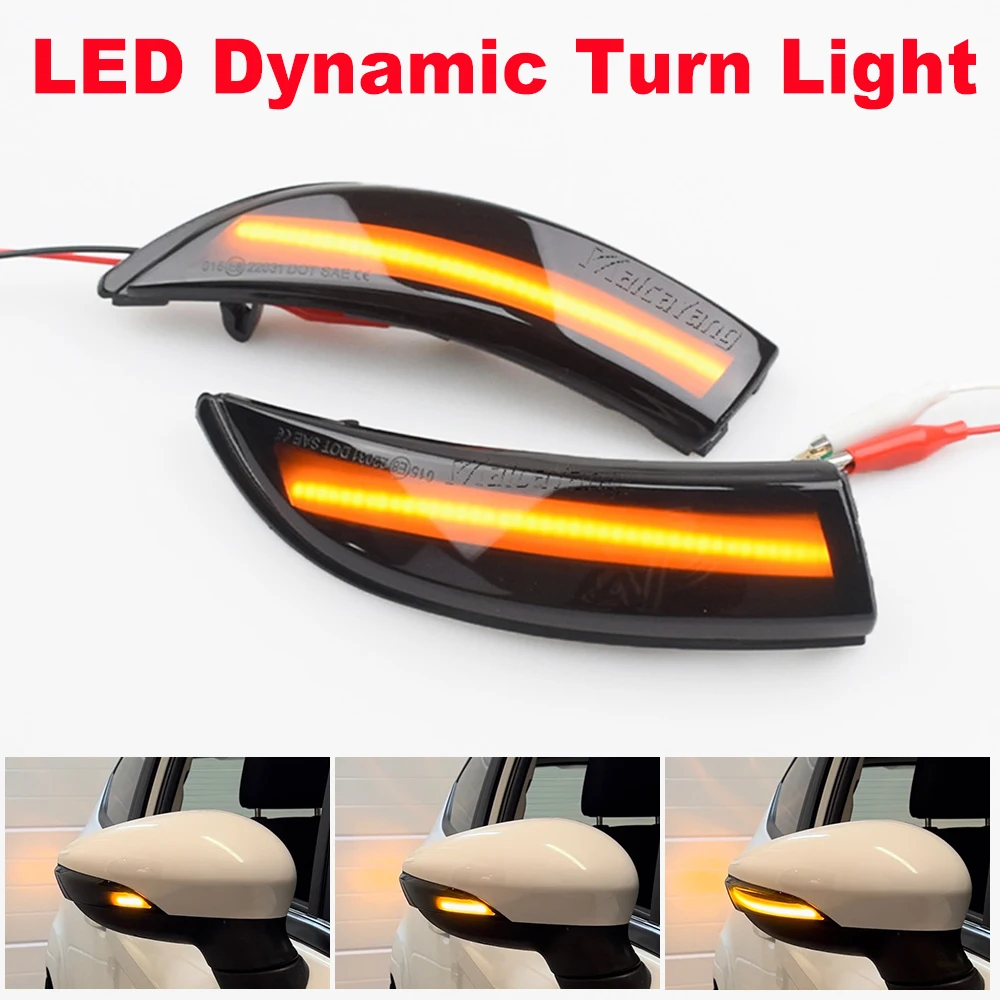 Dynamischer Blinker für Ford Fiesta Mk7 2008-2017 LED-Blinkleuchte Seitenlampe für Ford B-Max Paar Pfeil – Detail 1