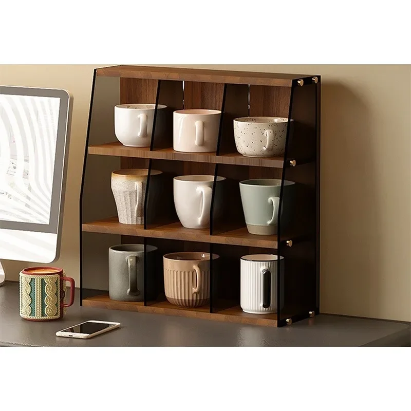 Getränkehalter Desktop-Aufbewahrungsregal Haushalt multifunktional