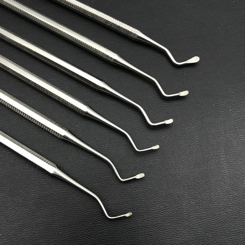 6 teile/satz Dental Bagger Set von 6 Restorative Löffel Dental Instrument Zahn Bleaching Pick Whientener Bleah Entfernen Flecken